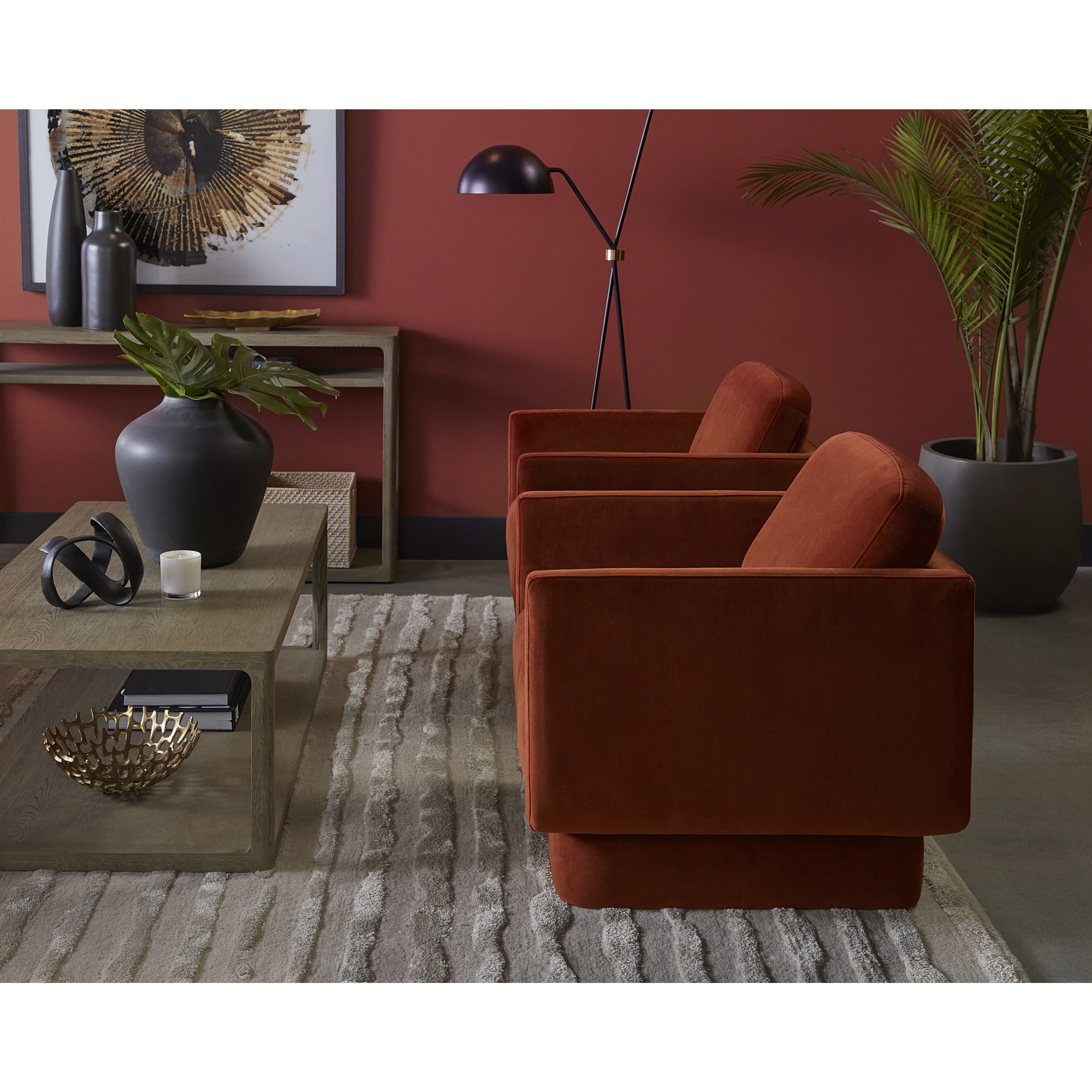 Everton Meg Rust Armchair
